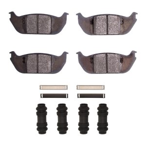 Lincoln Aviator Brake Pads - Rear - R1 Concepts - Semi Met - `03-`05